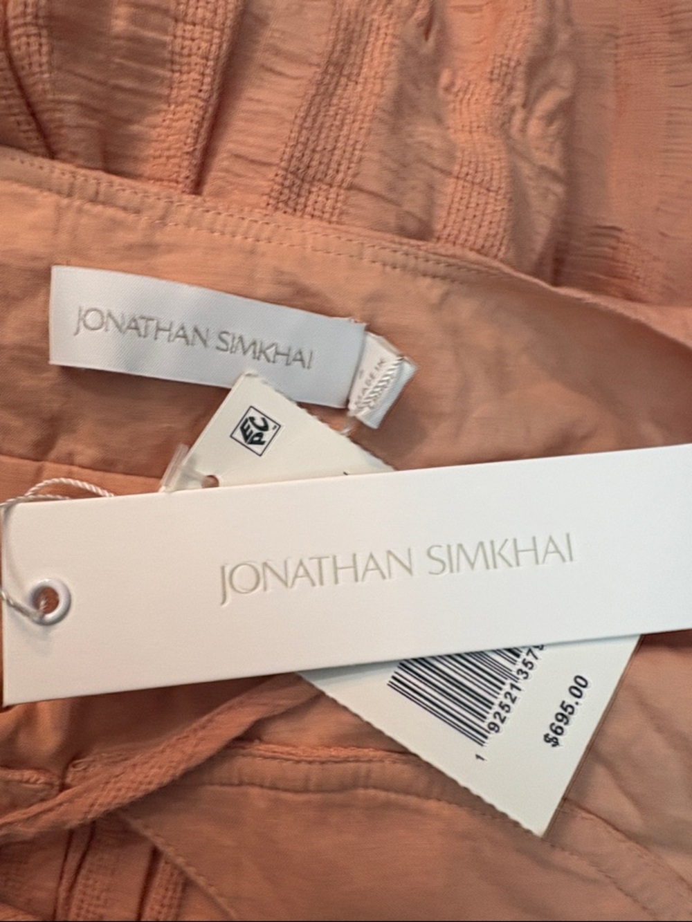 Jonathan SIMKHAI Wilder cotton gauze maxi dress - size 6 - NWT - Picture 5 of 6